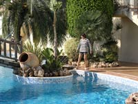 Chris at Moraira Pool