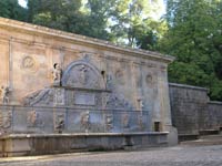 Fountain on approach road to Alhambra, Granada