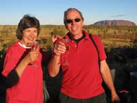 Ayers Rock at dusk