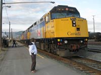 The Canadian Train from Vancouver to Toronto.
