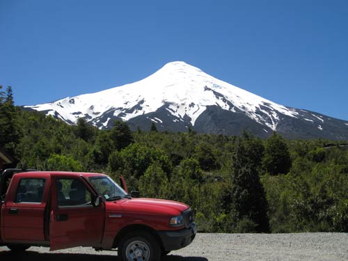 Mount Osorno, a Volcano in Patagonia
