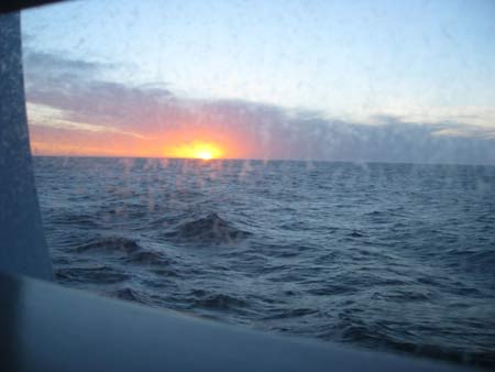 sunset from US Dining room