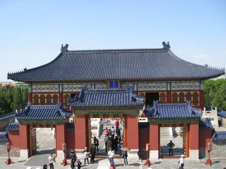 Entrance gate, temple of heaven